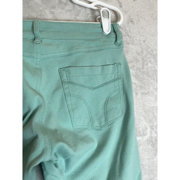 True Love Jeans STRETCH PANTS Size L Jeggings Style Rayon Blend Aqua Blue/green - Picture 5 of 9